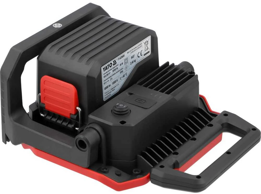 Toya Sa Poland Akumuliatorinis šviesos diodų prožektorius | 18V, 6000 LM, 65W | be akumuliatoriaus (YT-829600)