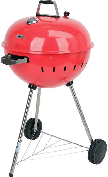 Toya Sa Poland Apvali kepsninė / grilis | XXL grotelės 54 cm, raudona (YG-20304)