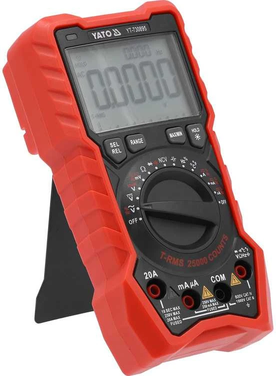 Toya Sa Poland Daugiafunkcinis skaitmeninis testeris | TRUE RMS AC+DC LCD 25000 (YT-730895)