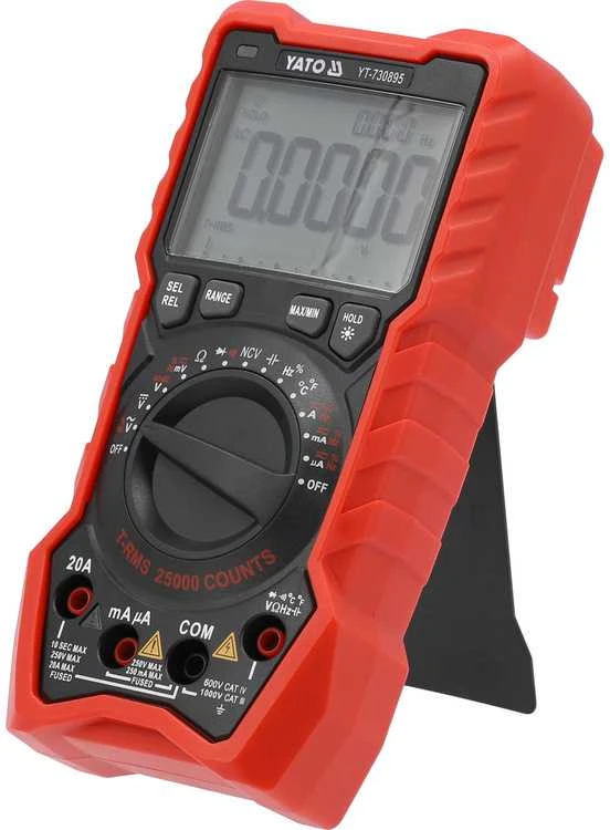 Toya Sa Poland Daugiafunkcinis skaitmeninis testeris | TRUE RMS AC+DC LCD 25000 (YT-730895)