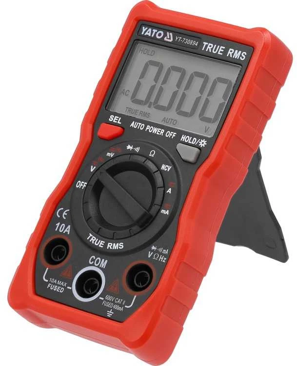 Yato Toya Sa Poland Daugiafunkcinis skaitmeninis testeris | TRUE RMS LCD 4000 (YT-730894)