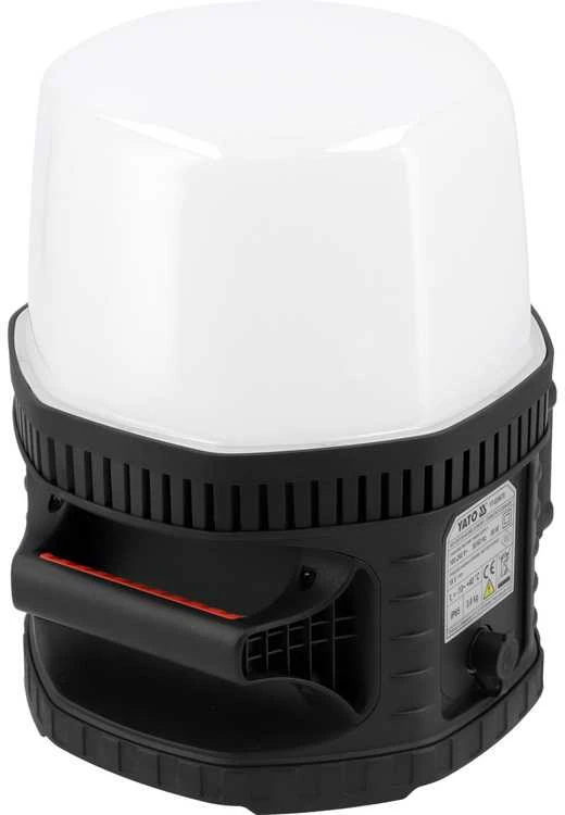 Toya Sa Poland Galingas nešiojamas neakinantis prožektorius su abažūru | 18V 10000LM 360°, IK08 (YT-829670)