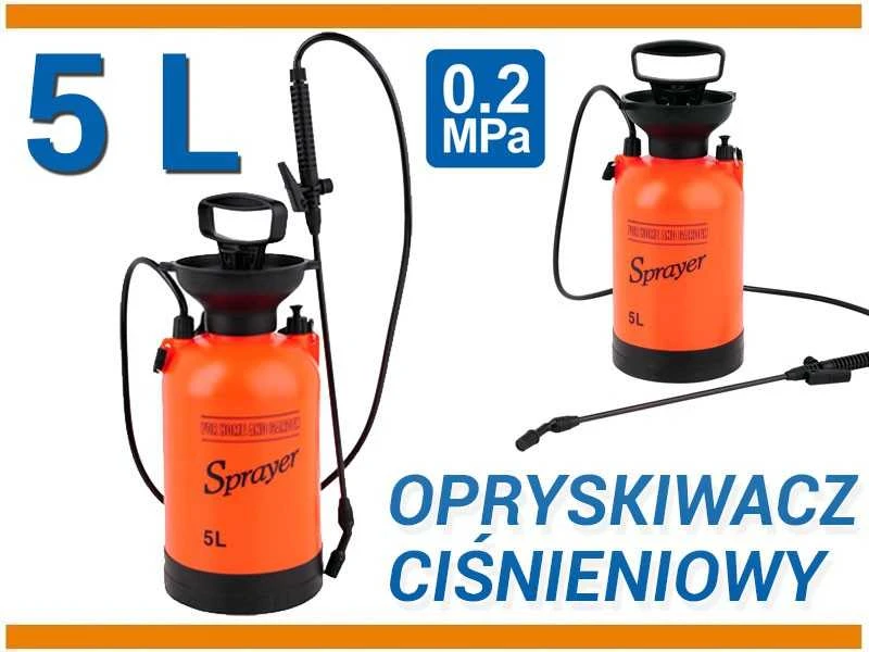 Toya Sa Poland Slėginis purkštuvas | 5 l | iki 3 m | 0,2 MPa (89516)