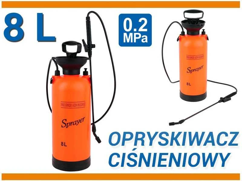 Toya Sa Poland Slėginis purkštuvas | 8 l | iki 3 m | 0,2 MPa (89519)