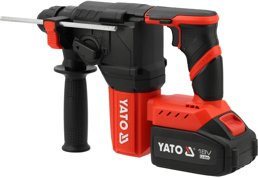 Yato Toya Sa Poland Akumuliatorinis perforatorius | 18V SDS-PLUS 2x4,0AH (YT-827722)