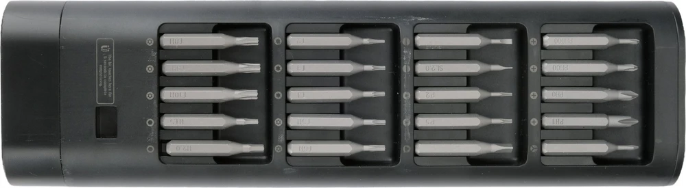 Toya Sa Poland Akumuliatorinis precizinis atsuktuvas elektronikai | 4 V | 0,25–0,35 Nm | 21 vnt. (YT-25765)