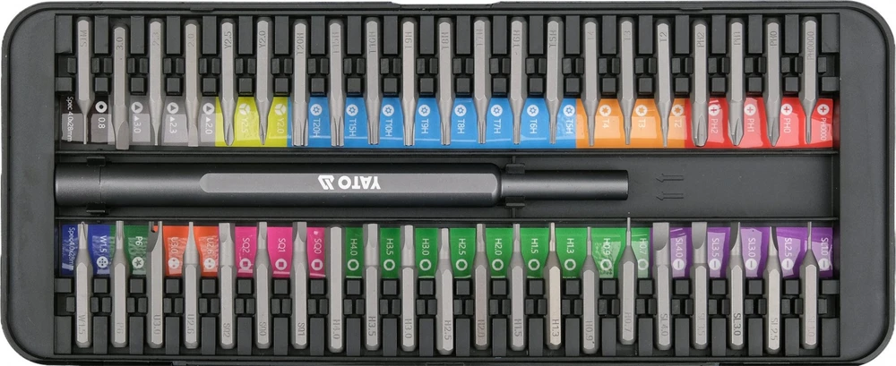 Toya Sa Poland Akumuliatorinis precizinis atsuktuvas elektronikai | 3,7 V | 0,3 Nm | 56 vnt. (YT-25770)