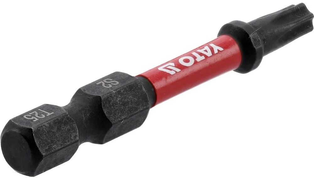 Toya Sa Poland Antgaliai smūginiai | 6,3 mm (1/4") | S2 | T-Star (Torx) T25 | 2 vnt. (YT-78054)