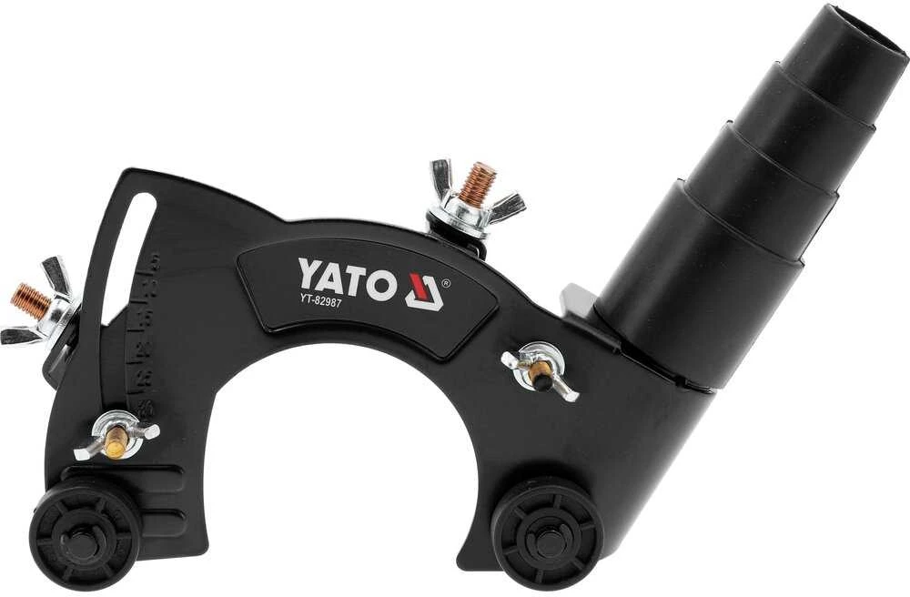 Apsauginis gaubtas su dulkių nusiurbimu Yato YT-82987; 125 mm