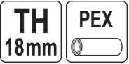 Toya Sa Poland Indėklas matrica TH 18 mm presavimo replėms YT-21735 (YT-217443)