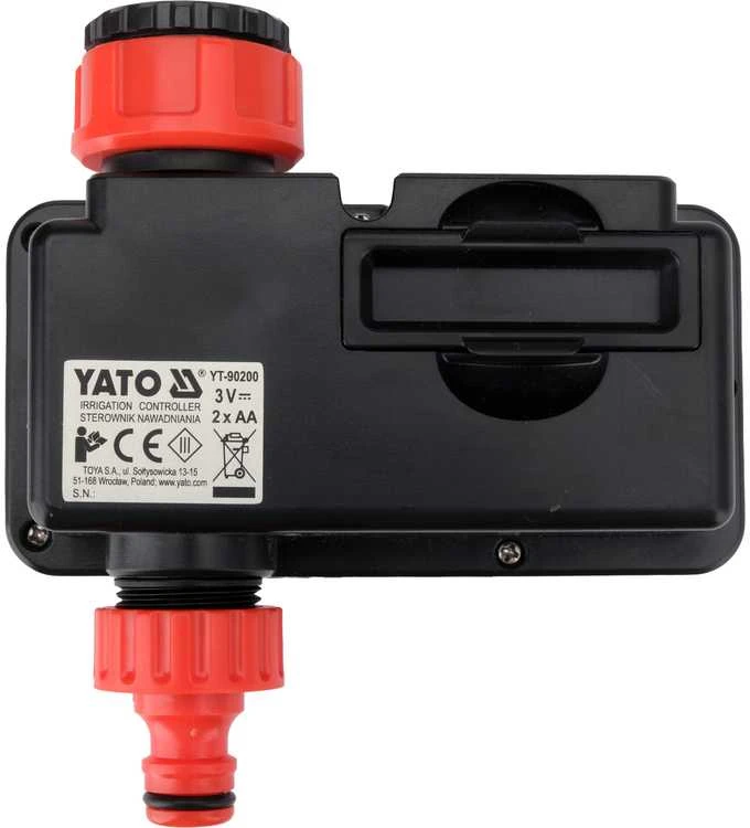 Toya Sa Poland Automatinis sodo laistymo valdiklis | LCD, 6 ciklai/d., 1–360 min (YT-90200)