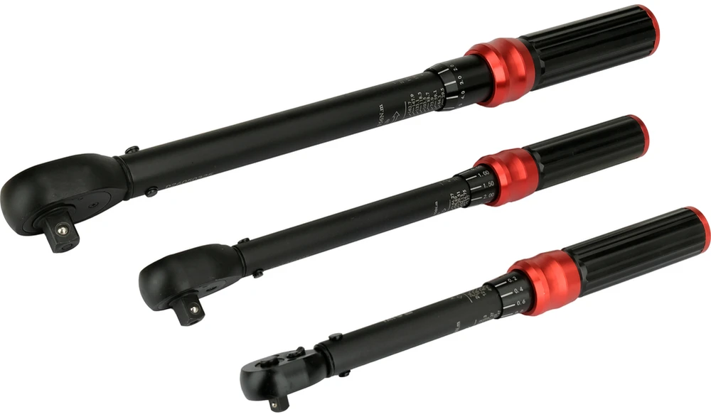 Yato Toya Sa Poland Dinamometrinių raktų rinkinys | 1/4", 3/8", 1/2" | 2–220 Nm | 9 vnt. (YT-07716)