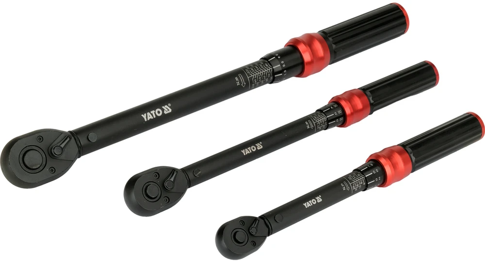 Yato Toya Sa Poland Dinamometrinių raktų rinkinys | 1/4", 3/8", 1/2" | 2–220 Nm | 9 vnt. (YT-07716)