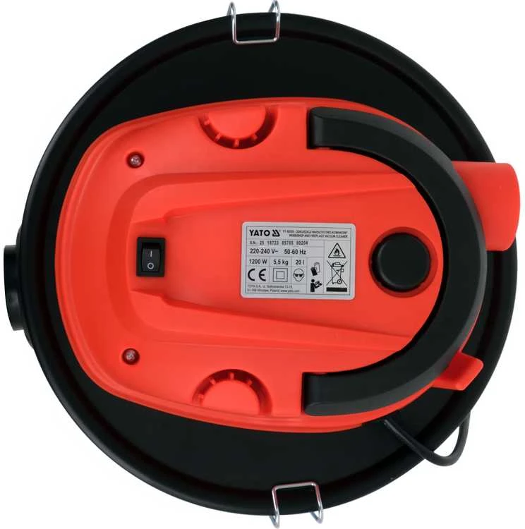 Toya Sa Poland Dulkių siurblys šlapiam/sausam/peleniniam valymui 1200 W 20 l (YT-85705)