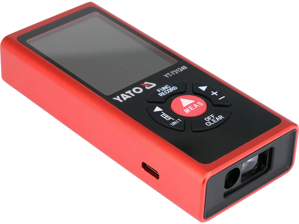 Toya Sa Poland Dvikryptis lazerinis atstumo matuoklis | 2 x 60 m | 120 m | USB-C (YT-731249)