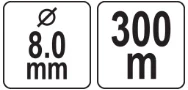 Vorel Džiuto virvė 8mm 300m, skirta statybai, dekoravimui, natūralaus pluošto virvė, susukta džiuto virvė, 3 gijų virvė