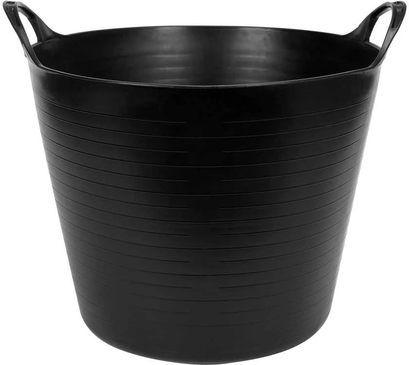 Vorel Toya Sa Poland Elastinis plastikinis indas / tara | juodas lankstus kibiras | 27 l (35580)