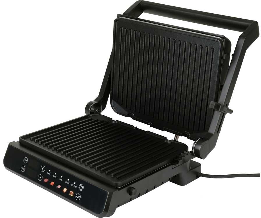 Toya Sa Poland Elektrinis grilis / vaflių keptuvė | 2IN1 | 2000W | LED CONTROL (67440)