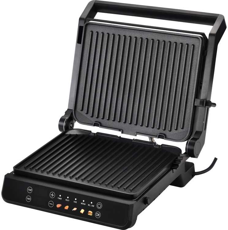 Toya Sa Poland Elektrinis grilis / vaflių keptuvė | 2IN1 | 2000W | LED CONTROL (67440)