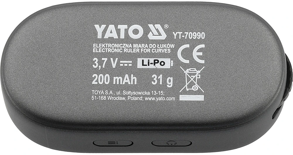 Toya Sa Poland Elektroninė rolėtinė matuoklė 0,05–99,9 m (YT-70990)