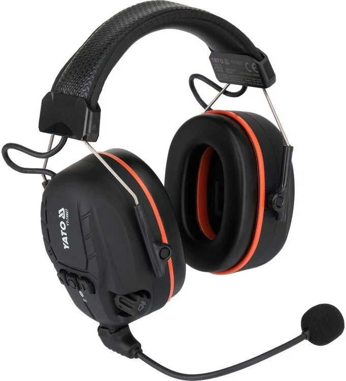 Yato Toya Sa Poland Elektroninės triukšmo ausinės su „Bluetooth“ | aktyvus slopinimas, SNR 32 dB (YT-74627)