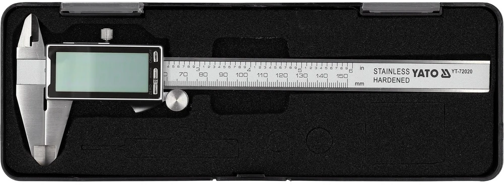 Toya Sa Poland Elektroninis slankmatis | 0–150 mm | ekranas 2,4″ (YT-72020)