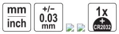 Toya Sa Poland Elektroninis slankmatis | 0–200 mm | 2,4 colio ekranas (YT-72021)
