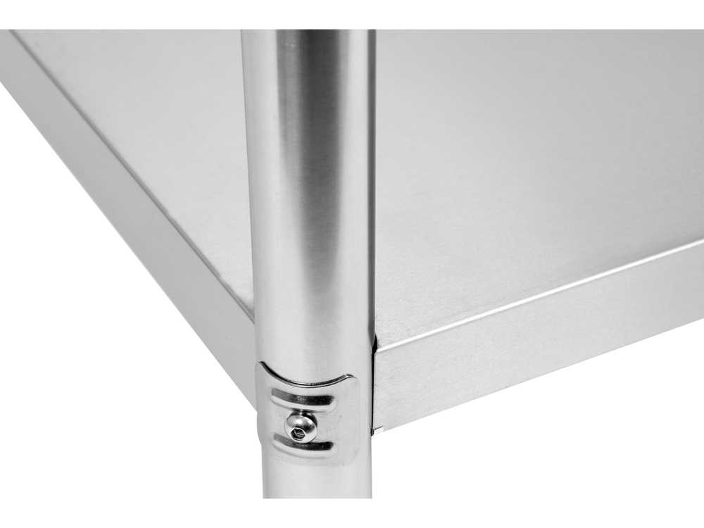 Yato Toya Nerūdijančio plieno darbo stalas su lentyna, reguliuojamo aukščio