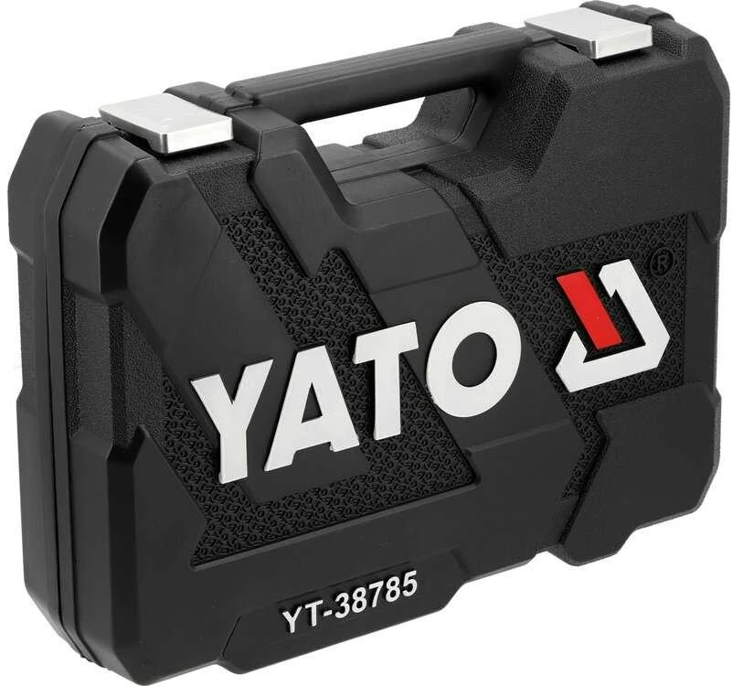 Yato Toya Sa Poland Galvučių ir įrankių rinkinys – AS-Drive, 72 dantų – 1/4" + 3/8", 92 vnt (YT-38785)