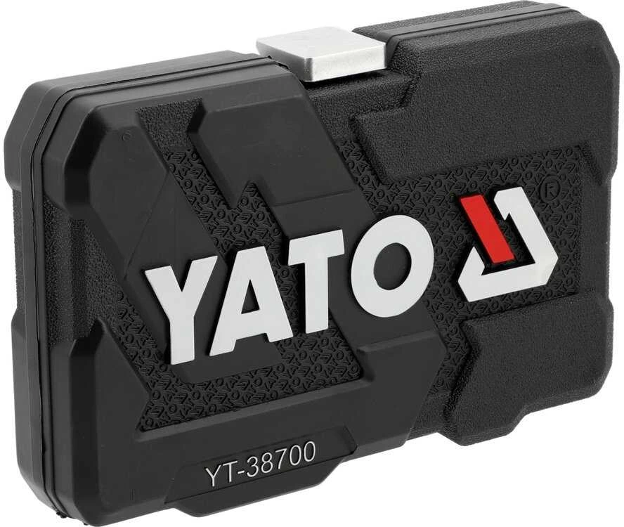 Yato Toya Sa Poland Galvučių ir įrankių rinkinys – profesionalus, AS-Drive – 1/4" + 3/8", 34 vnt (YT-38700)