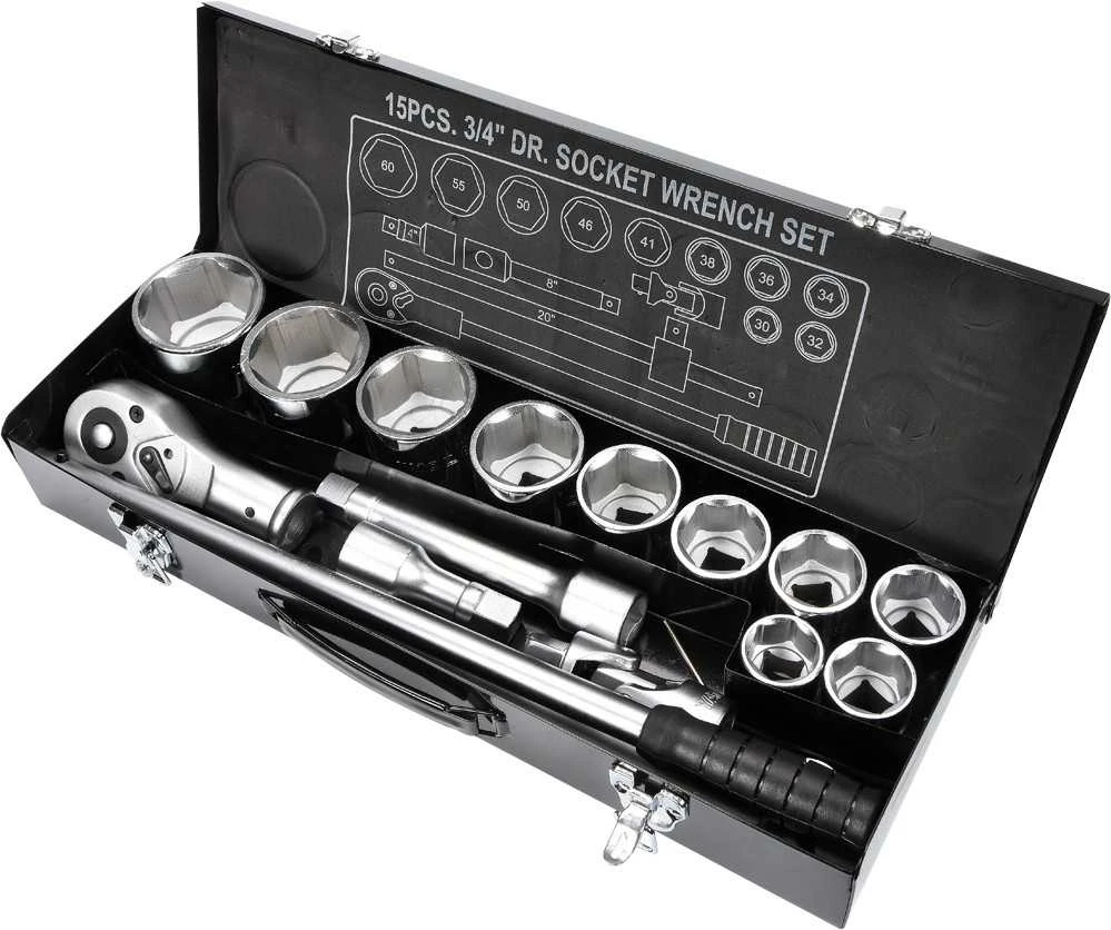 YATO KLUCZE NASADOWE 15 vnt. 3/4" 1334