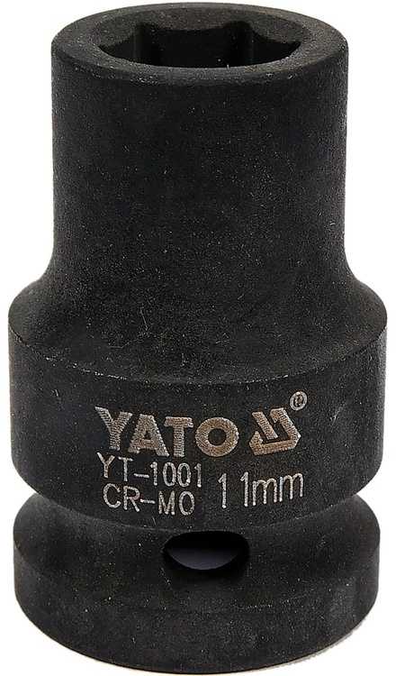 Yato Toya Sa Poland Galvutė smūginė šešiakampė | 12,5 mm (1/2") | 11 mm (YT-1001)