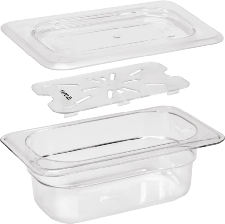 Toya Sa Poland Gastronominė talpa GN 1/1, 200 mm gylio, 25.6 l talpos, maisto laikymui