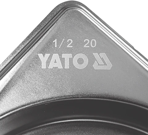 Yato Toya Sa Poland Gastronominis indas GN 1/1 | 530 × 325 × 65 mm | nerūdijantis plienas | 8,5 l (YG-00252)