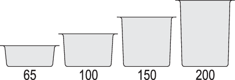 Yato Toya Sa Poland Gastronominis indas GN 1/3 | 325 × 176 × 65 mm | PC polikarbonatas | 2,4 l (YG-00410)