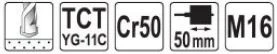 Grąžtas YATO KORONA SDS 65mm DO UDARU 4402