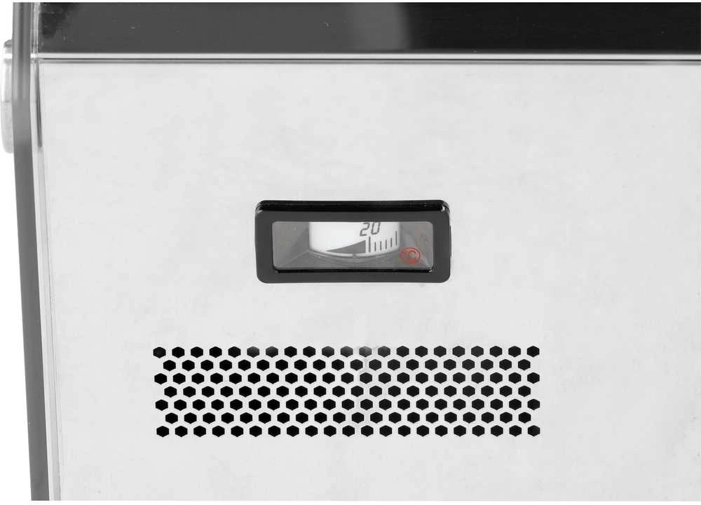Toya Sa Poland Šildoma vitrina | pastatoma | 160 l | 1500 W | 856 × 568 × 686 mm | 30–90 °C | 3 lentynos | stumdomos durys | nerūdijantis plienas ir stiklas | LED | vandens talpa drėgmei (YG-04981)