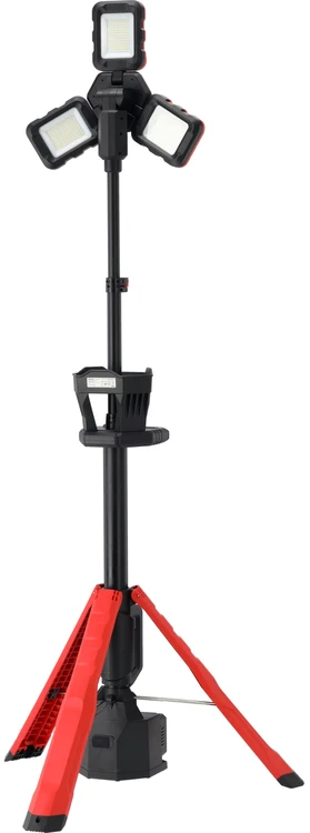 Toya Sa Poland Hibridinis LED darbo prožektorius su trikoju | 100 W | 10 000 lm | 18 V / 110–240 V | be akumuliatoriaus (YT-818394)
