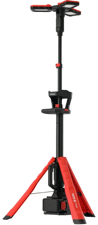 Toya Sa Poland Hibridinis LED darbo prožektorius su trikoju | 100 W | 10 000 lm | 18 V / 110–240 V | be akumuliatoriaus (YT-818394)