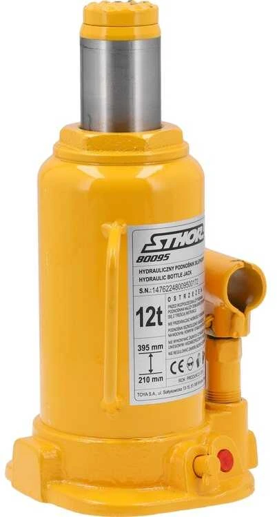 Toya Sa Poland Hidraulinis butelinis domkratas | 12 t | 210–395 mm (80095)