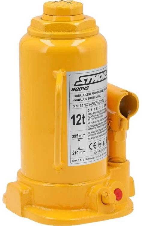 Toya Sa Poland Hidraulinis butelinis domkratas | 12 t | 210–395 mm (80095)