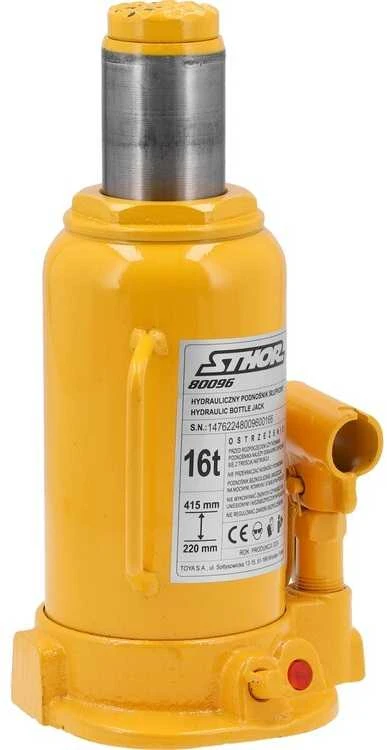 Toya Sa Poland Hidraulinis butelinis domkratas | 16 t | 220–415 mm (80096)