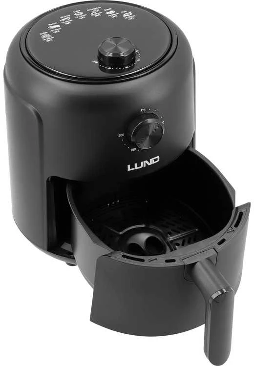 Lund Toya Sa Poland Karšto oro gruzdintuvė | kompaktiška, be aliejaus | 2.6 L, 1000 W (67560)