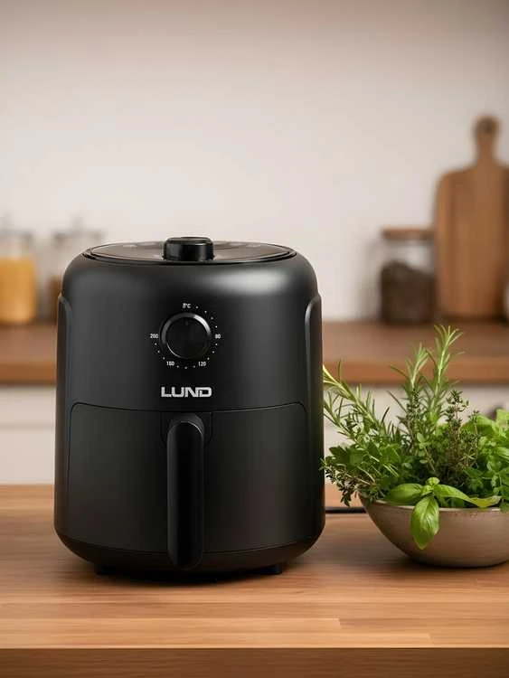 Lund Toya Sa Poland Karšto oro gruzdintuvė | kompaktiška, be aliejaus | 2.6 L, 1000 W (67560)