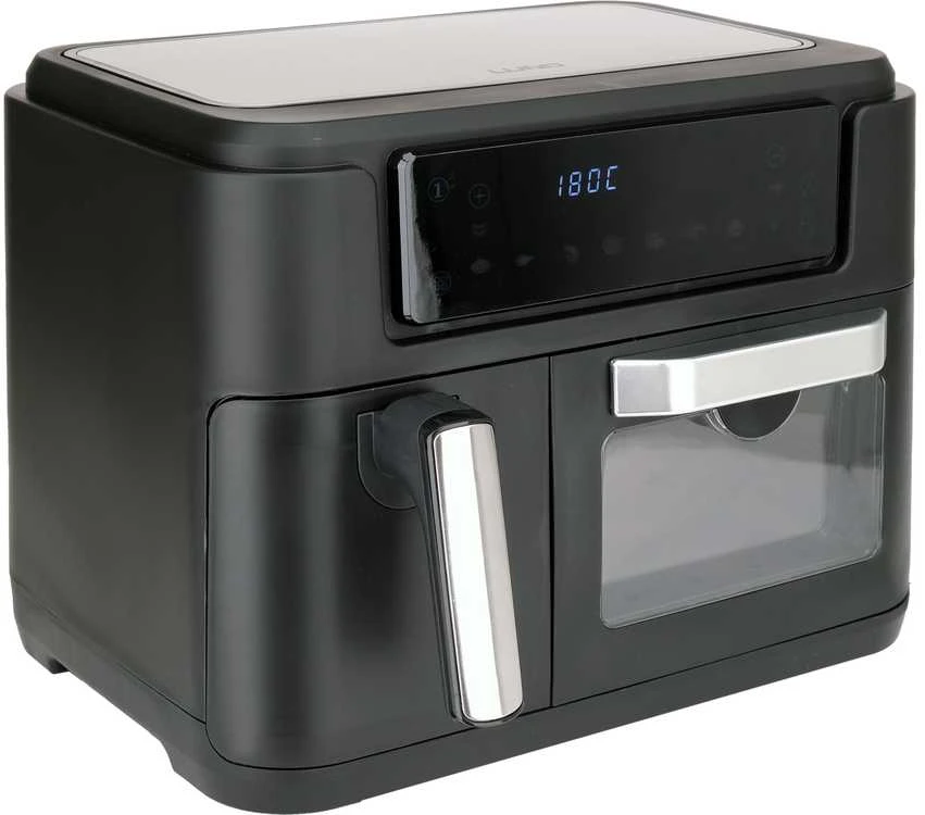 Toya Sa Poland Gruzdintuvė be riebalų, dviejų krepšelių gruzdintuvė, 2400W, 3.5L + 7.5L, skaitmeninis valdymas, sveikas gaminimas, universalus virtuvės prietaisas