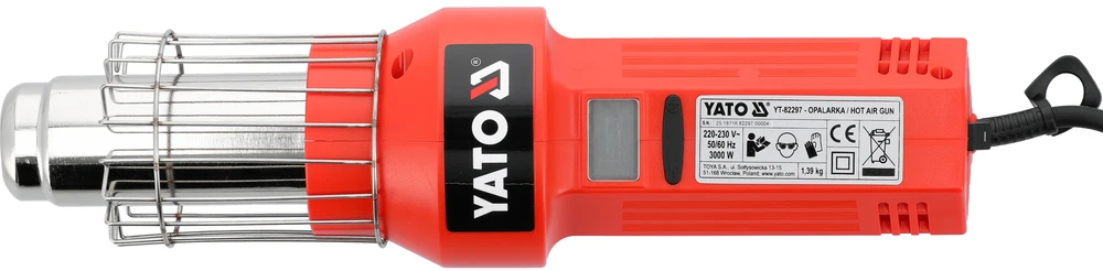 Yato Toya Sa Poland Karšto oro pūstuvas su LCD ekranu | 3000 W (YT-82297)