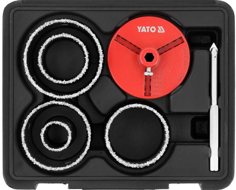 Yato Toya Sa Poland Karūnėlių komplektas | su volframo karbidu | 33–83 mm | 7 vnt. (YT-43920)