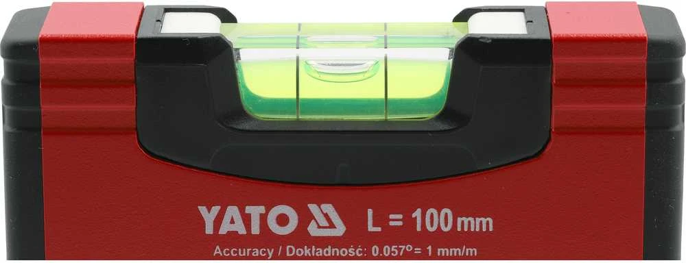 Toya Sa Poland Kišeninis aliuminio gulsčiukas | 100 mm | magnetinis (YT-30350)