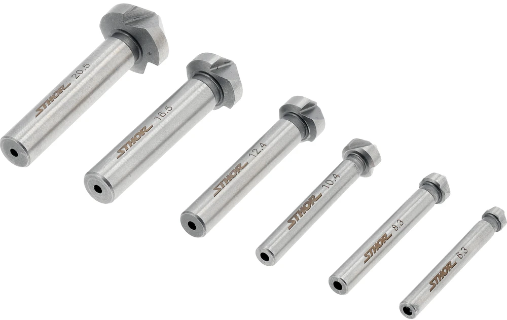 Grąžtas STHOR METALO GILINIMO GRĄŽTŲ RINKINYS 6,3-20,5mm, 6 vnt.