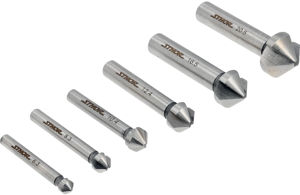 Grąžtas STHOR METALO GILINIMO GRĄŽTŲ RINKINYS 6,3-20,5mm, 6 vnt.